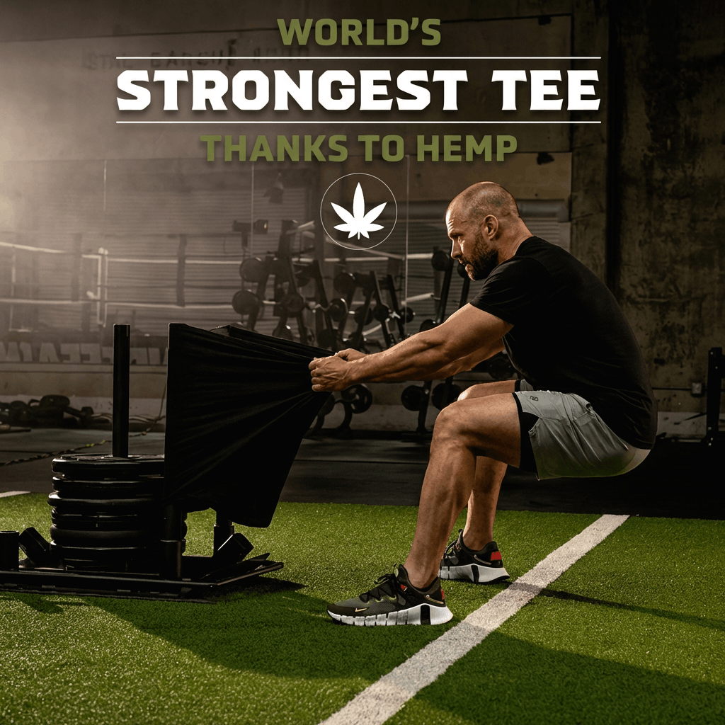 EARTH’S LIFETIME TEE: HEMP. BAMBOO. NO PFAS. GRIPS ARMS. HIDES GUT.