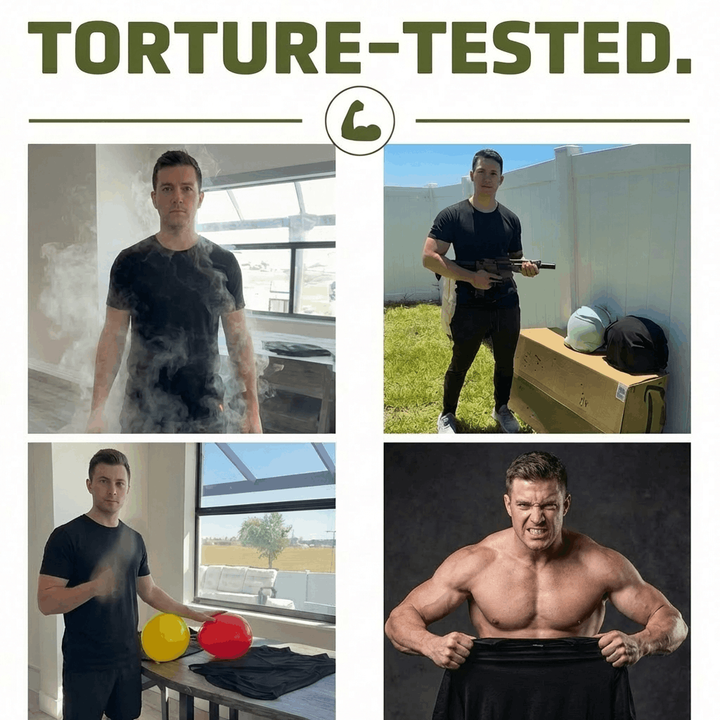 EARTH’S LIFETIME TEE: HEMP. BAMBOO. NO PFAS. GRIPS ARMS. HIDES GUT.